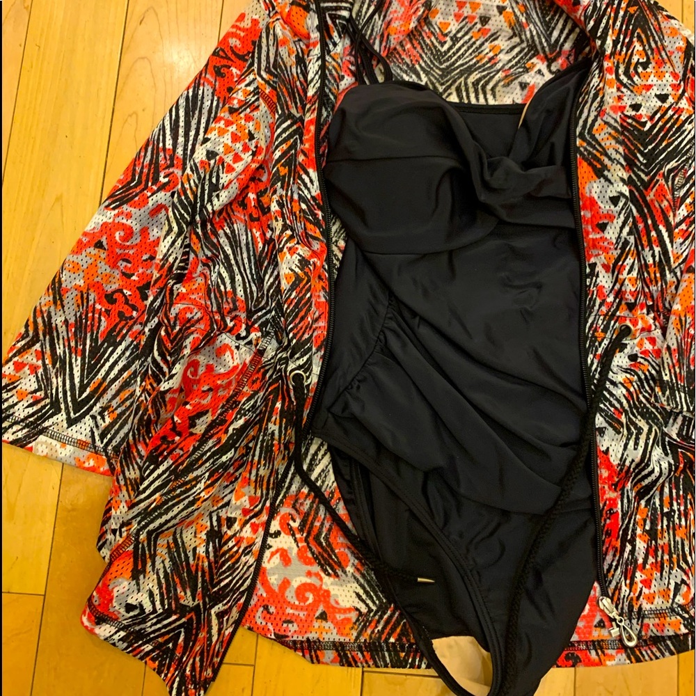 Black Shapely One-Piece Bathing Suit